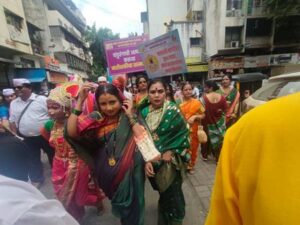 Republican Leader And Film Producer Sanghamitra Tai Gaikwad Participates Enthusiastically In Artists’ Cultural Procession